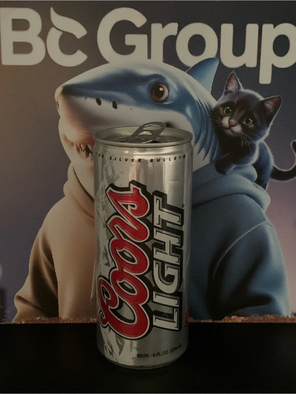 Vintage Beer Can Coors Light The Silver Bullet 8Oz Can Tab Empty Aluminum